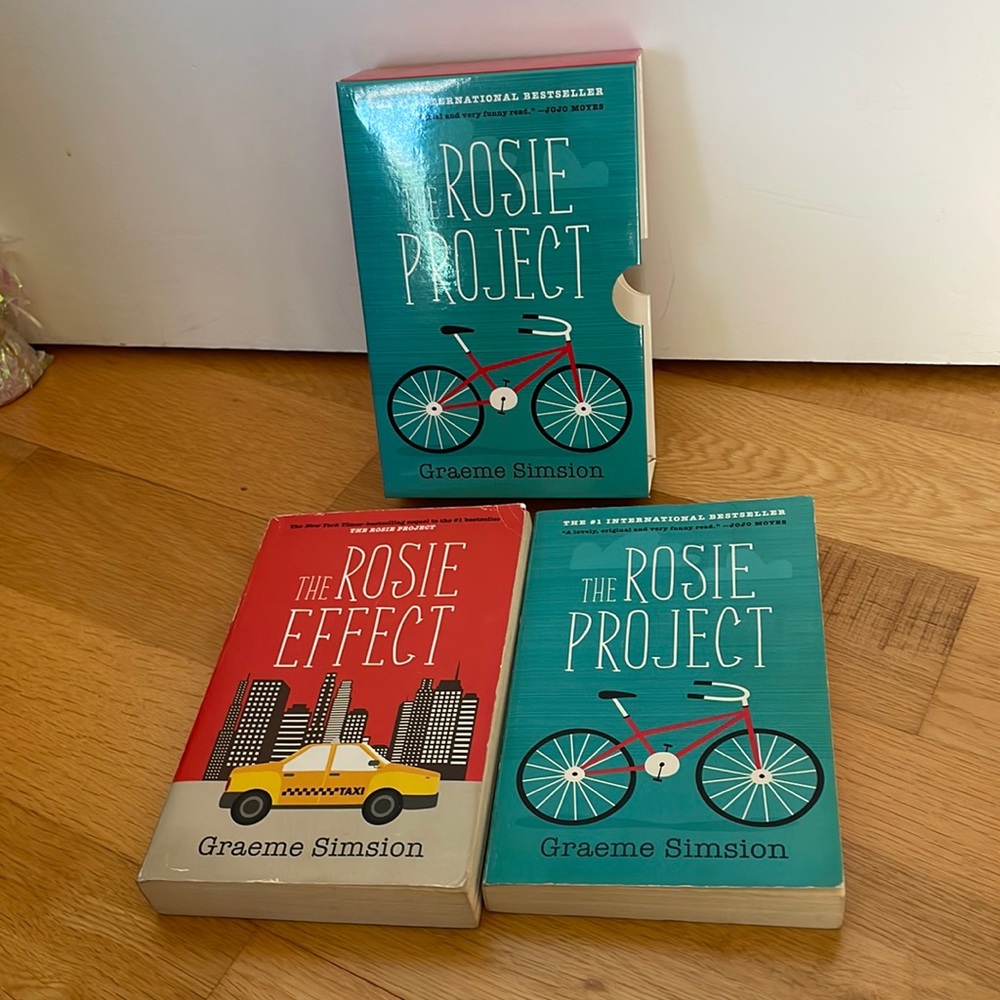 The Rosie Project and The Rosie Effect paperback books by Graeme Simsion